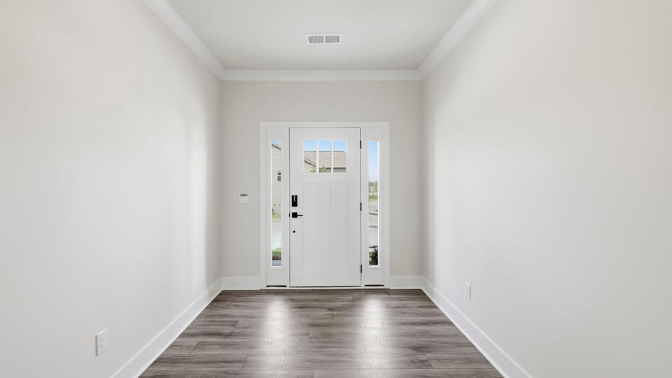 View of front door.
