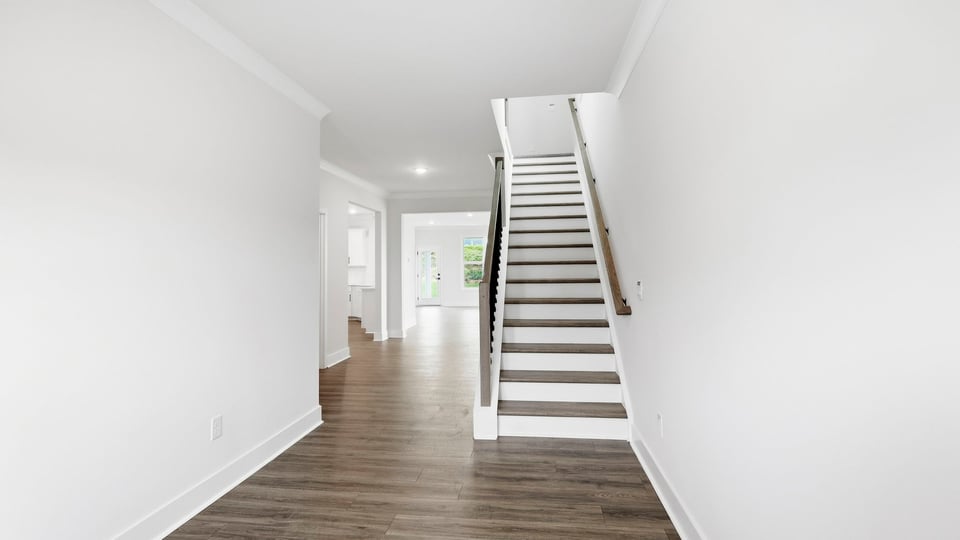 Hallway into home.