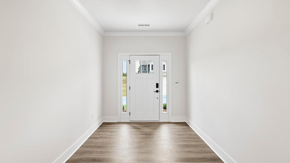 View of front door