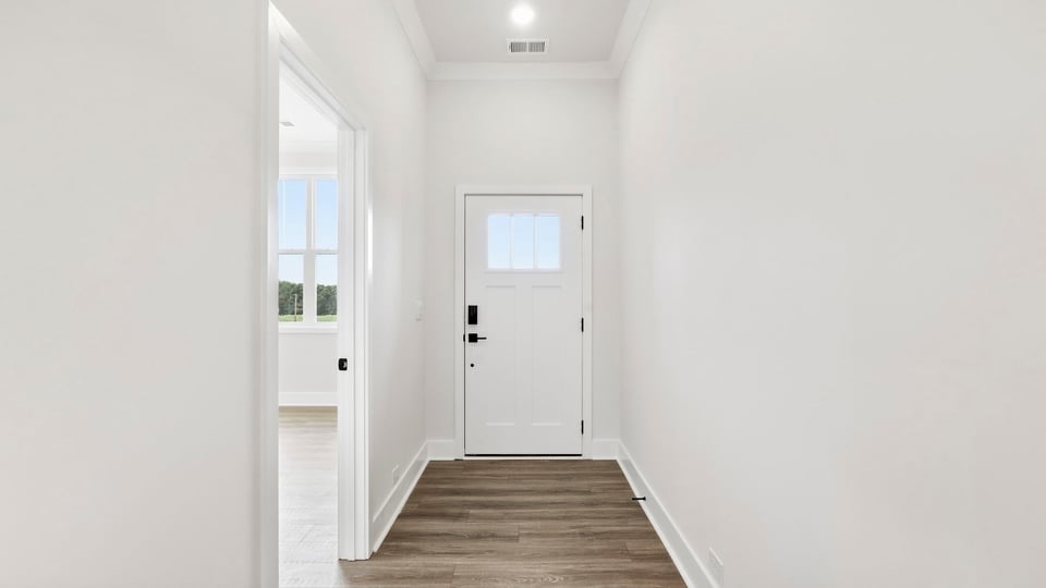 Hallway into home.
