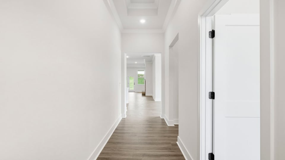 Hallway into home.