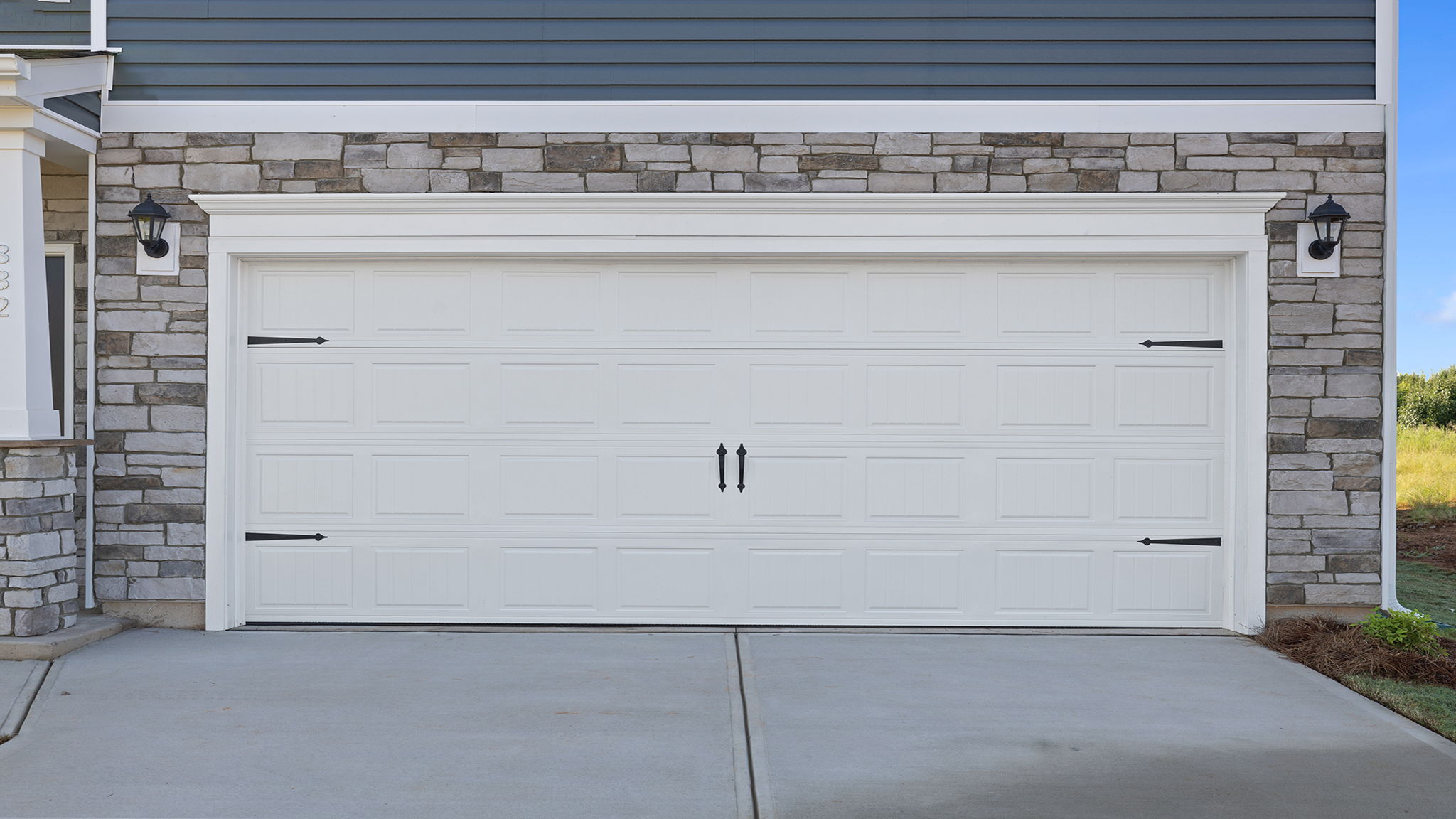 Two car garage.