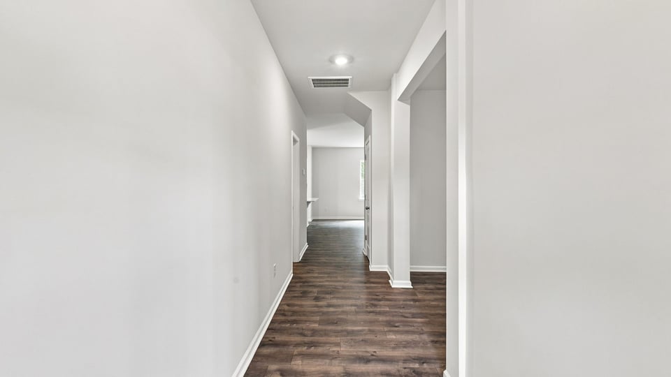 Hallway into home.