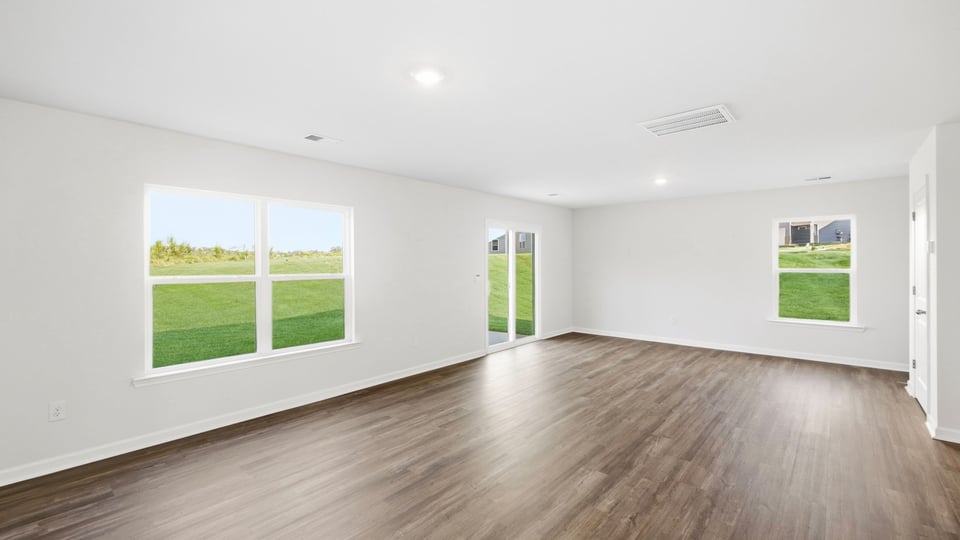 Living room with windows.