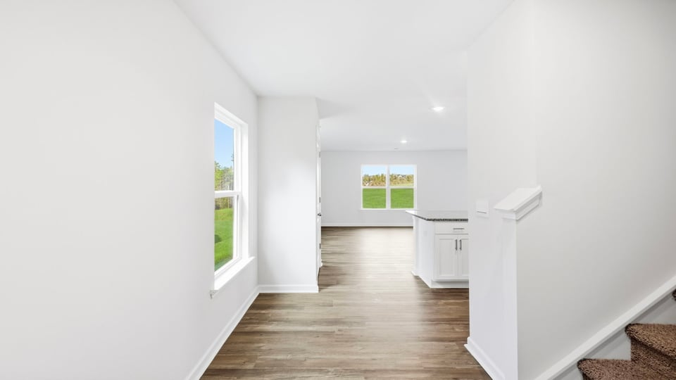 Hallway into home.