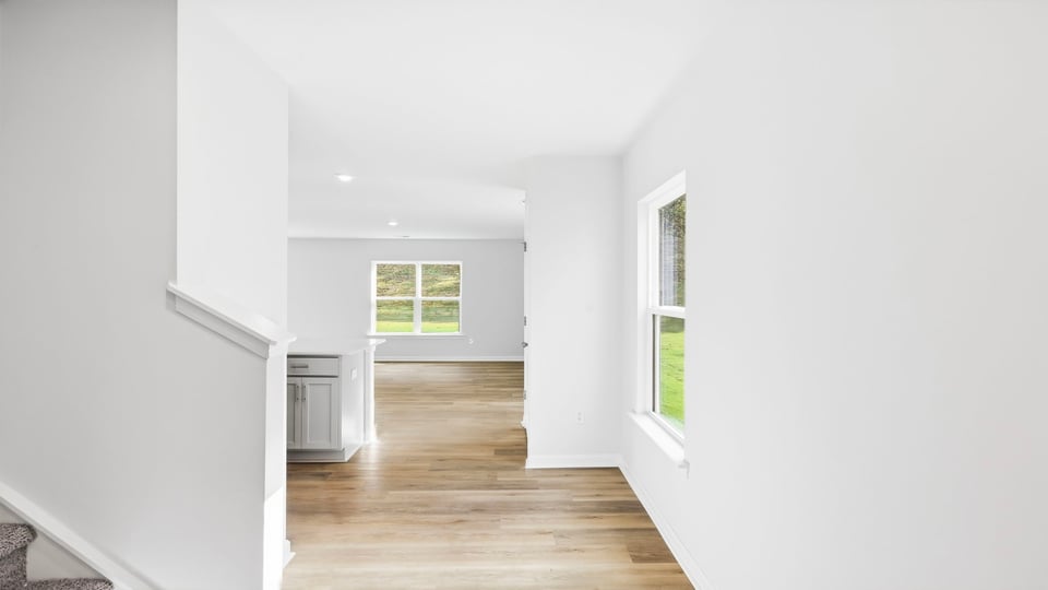 Hallway into home.