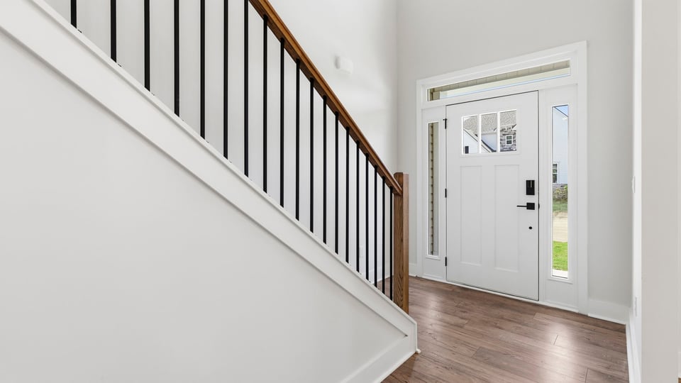 View of front door.