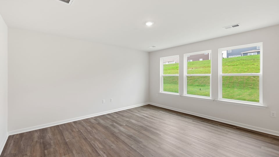 Living room with windows.