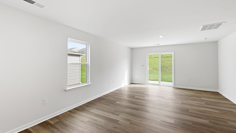 Living room with windows.