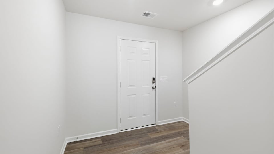 View of front door.