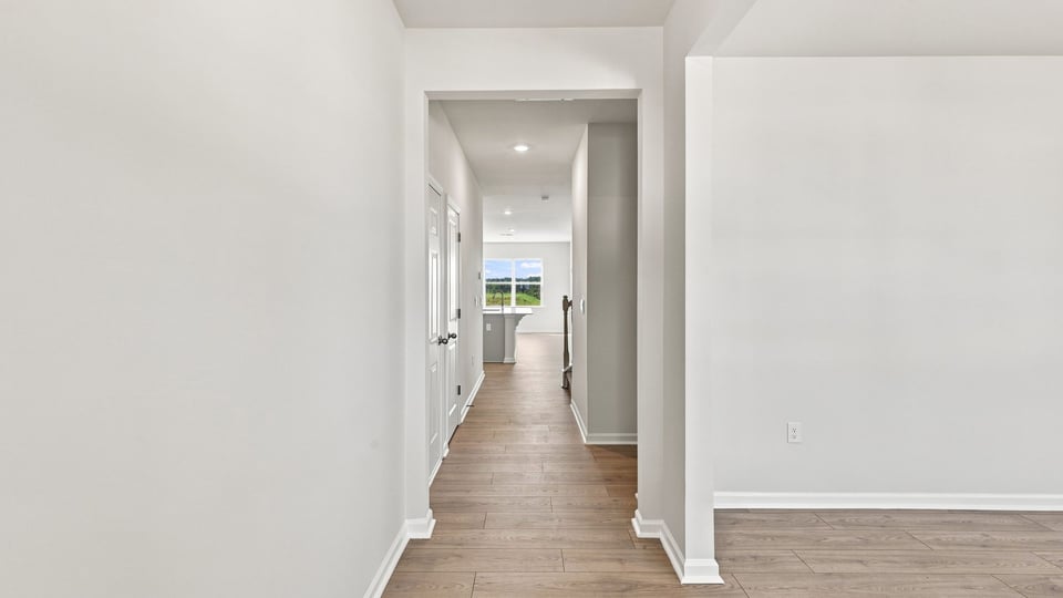 Hallway into home.
