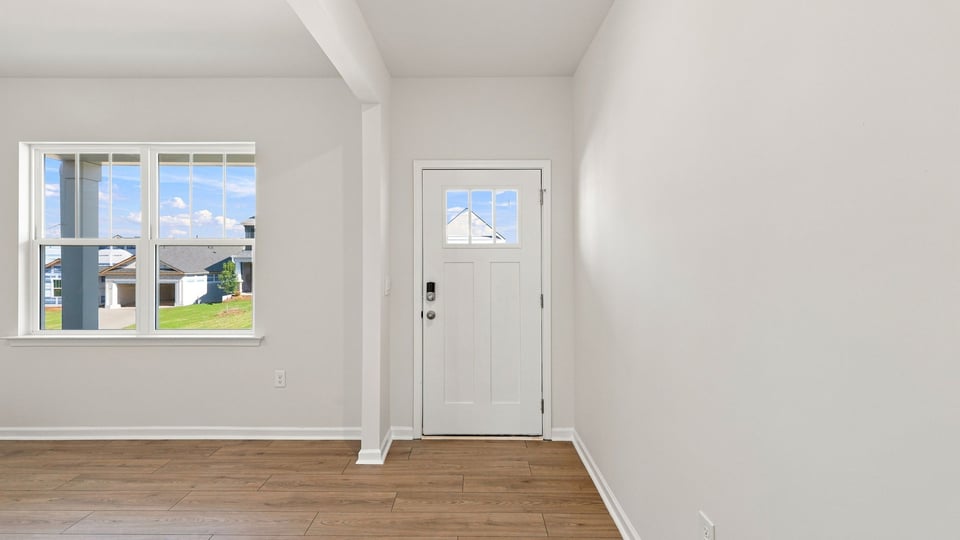 View of front door.