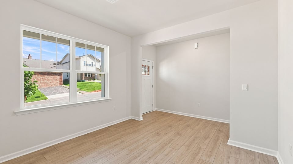Flex room with windows.