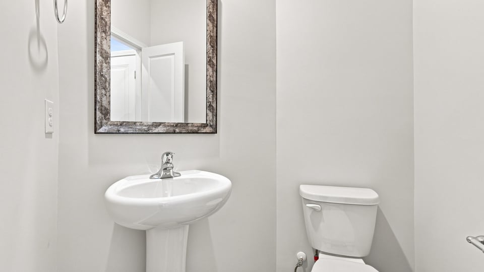 Half bathroom.