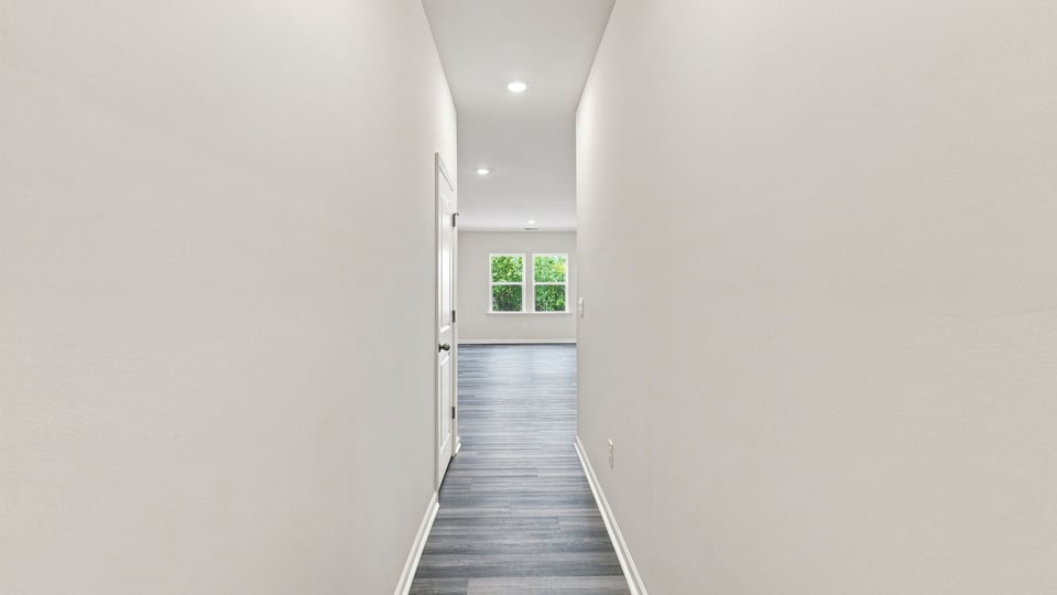 Hallway into home.
