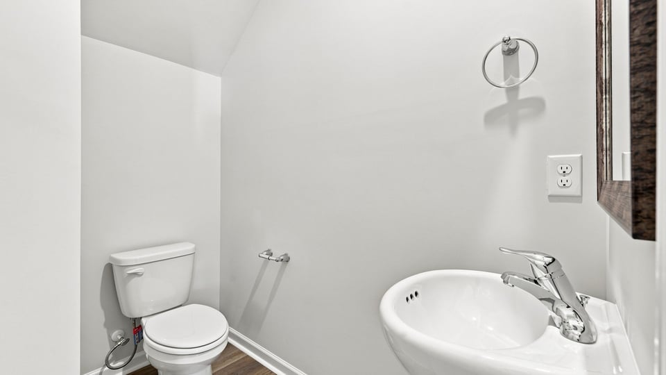 Half bathroom.