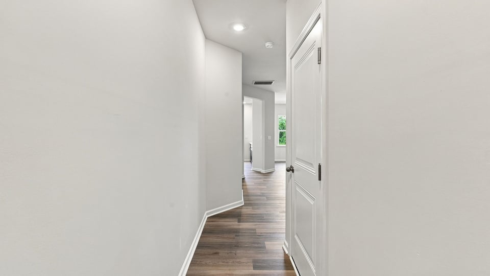 Hallway into home.
