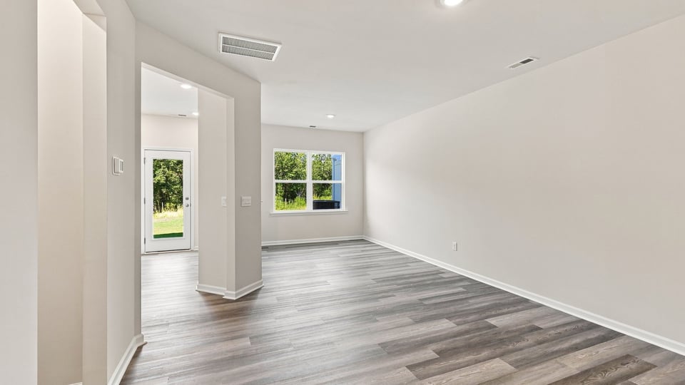 Living room with windows.