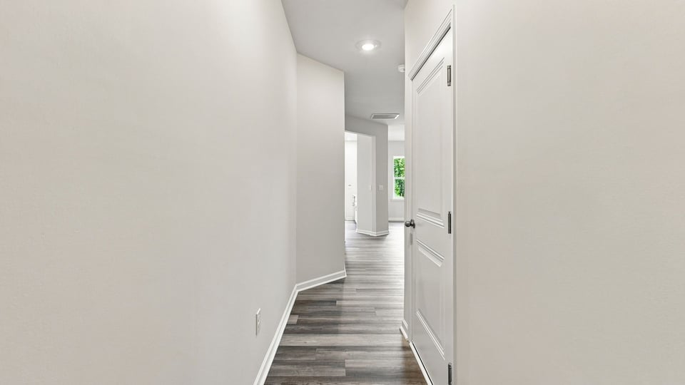 Hallway into home.