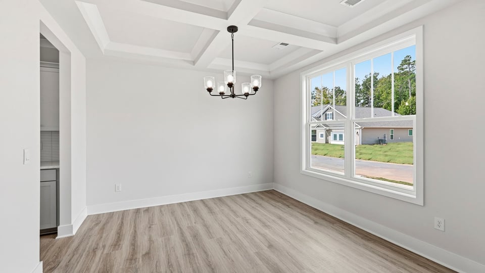 Flex room with windows.