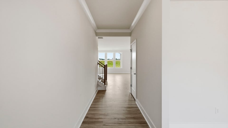 Hallway into home.