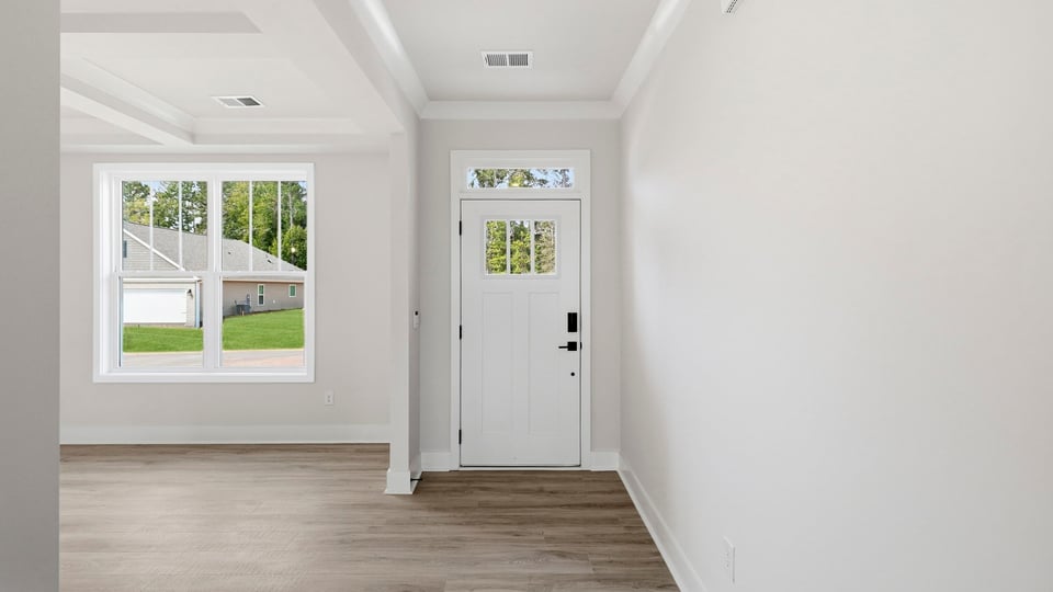 View of front door.