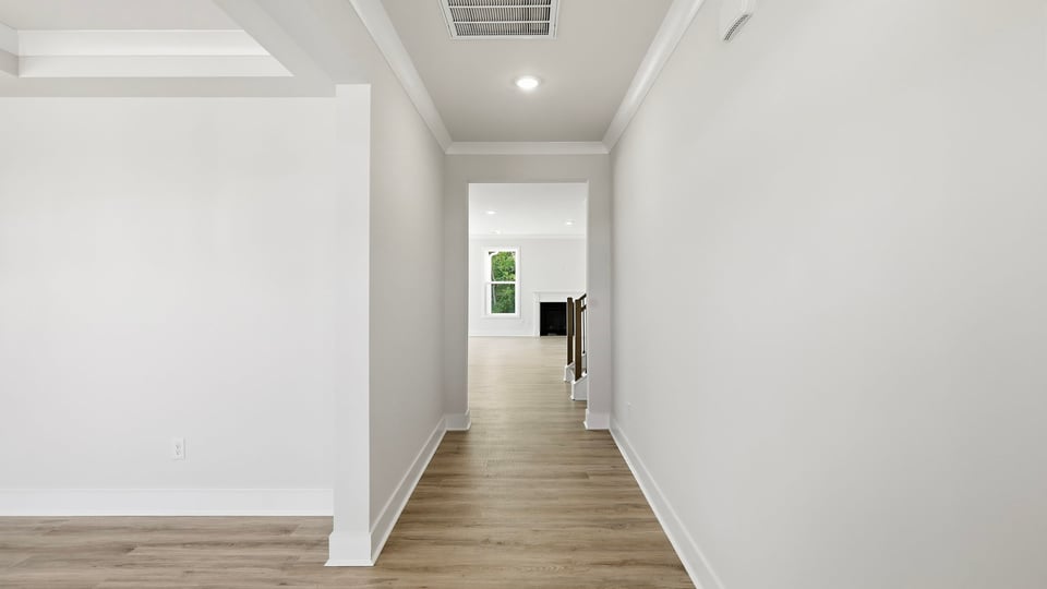 Hallway into home.