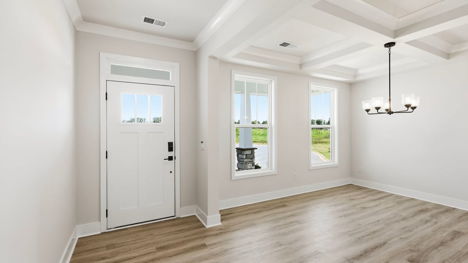 Flex room with windows.