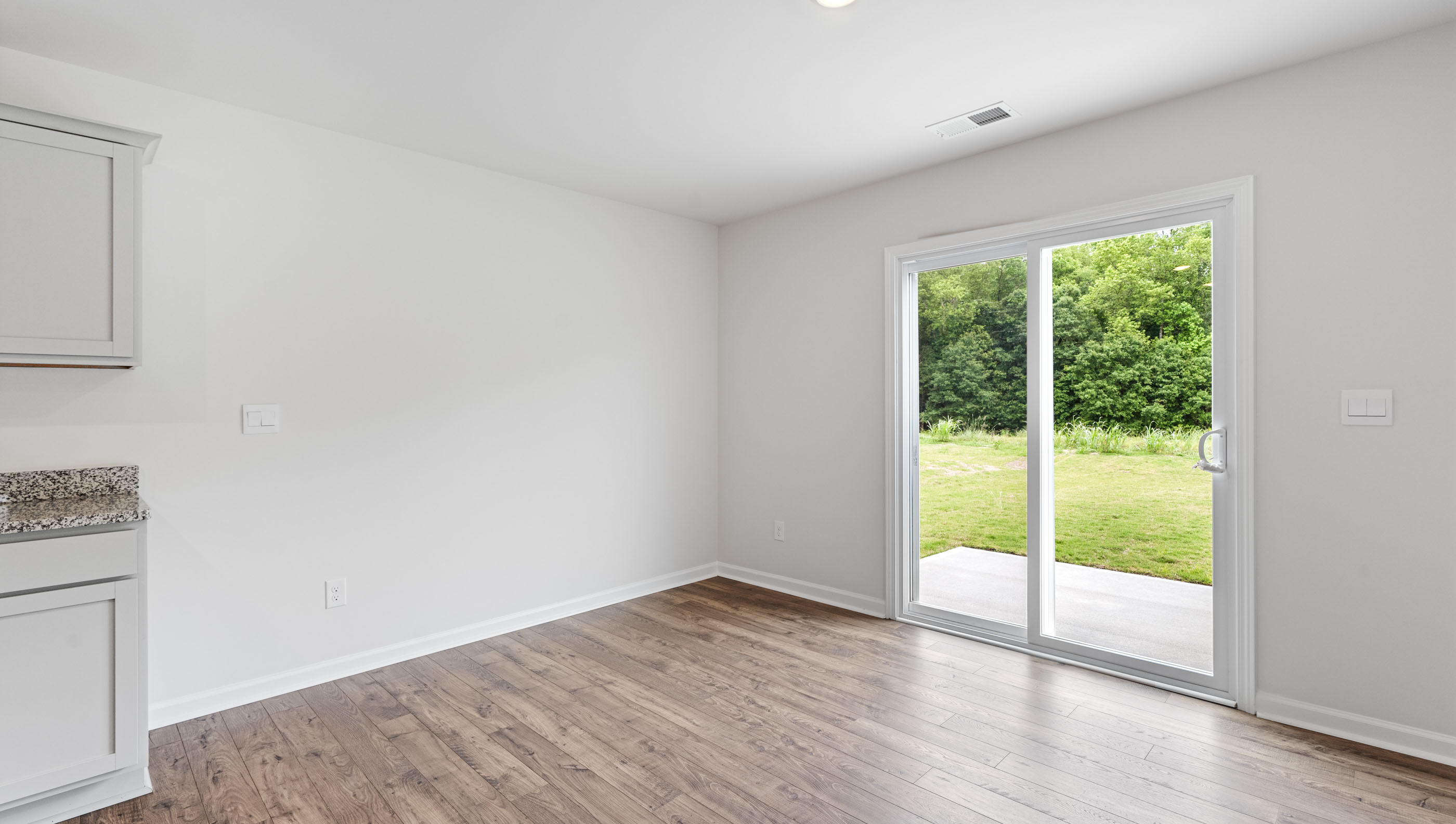 Living area with windows.