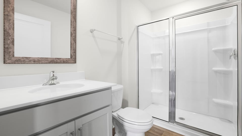 Bathroom with sink.