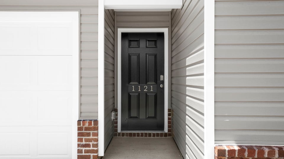 Front entrance of home.