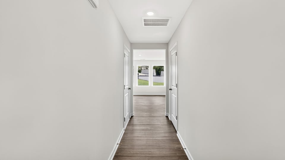 Hallway into home.