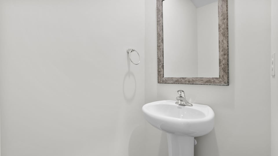 Half bathroom.