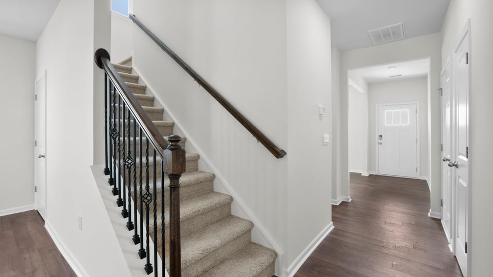 Staircase to second floor.