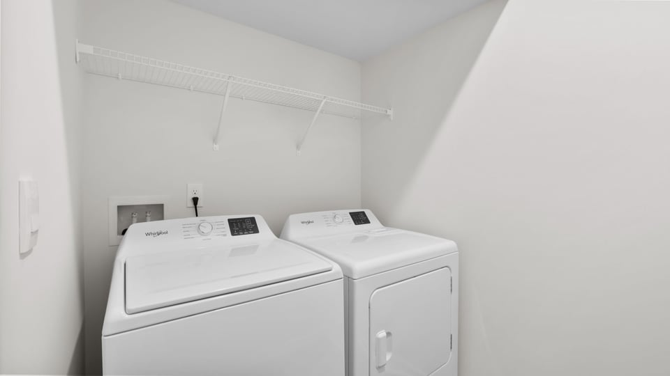 Walk in laundry room.