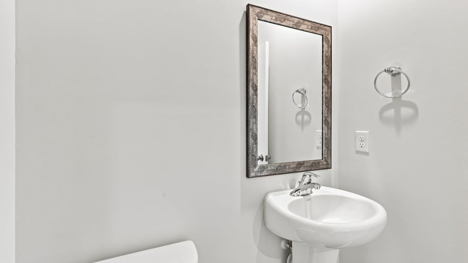 Half bathroom.