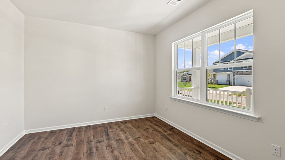 Flex room with windows.