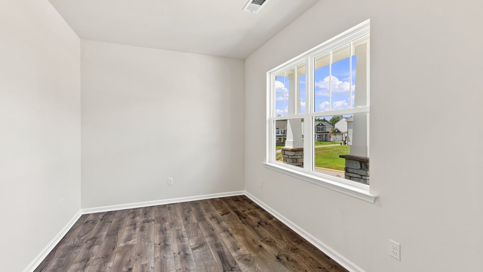 Flex room with windows.