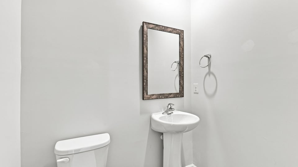 Half bathroom.