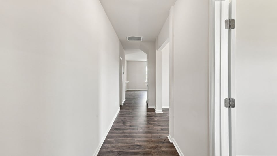 Hallway into home.