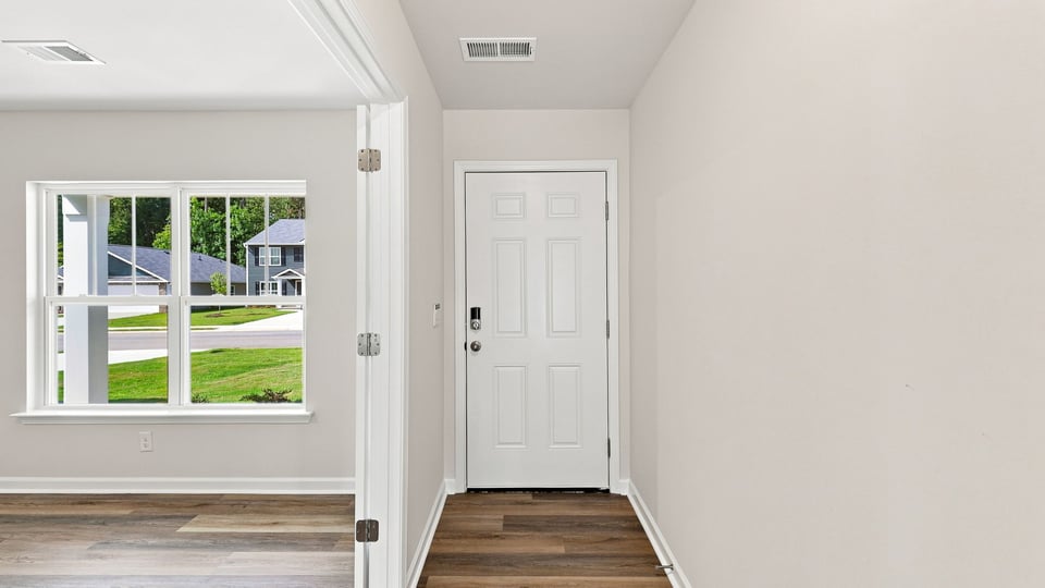View of front door.