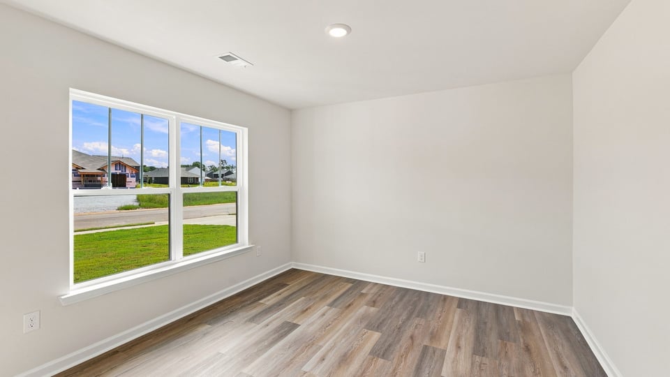 Flex room with windows.