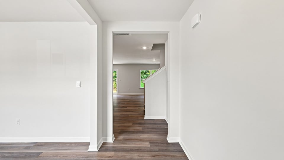 Hallway into home.