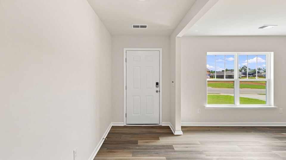View of front door.