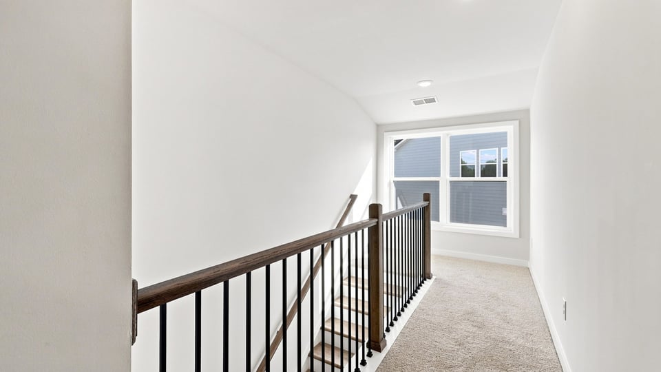 Stairs to second level.