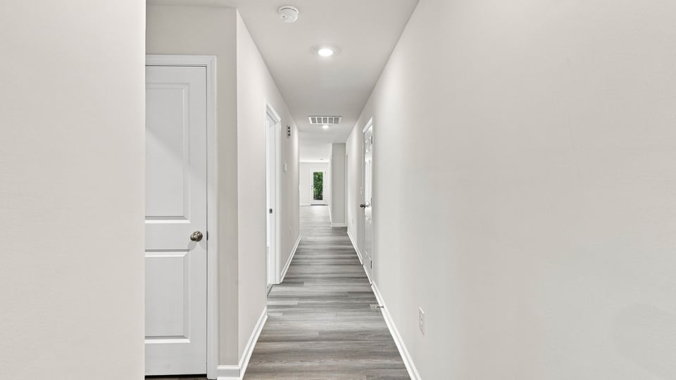 Hallway into home.