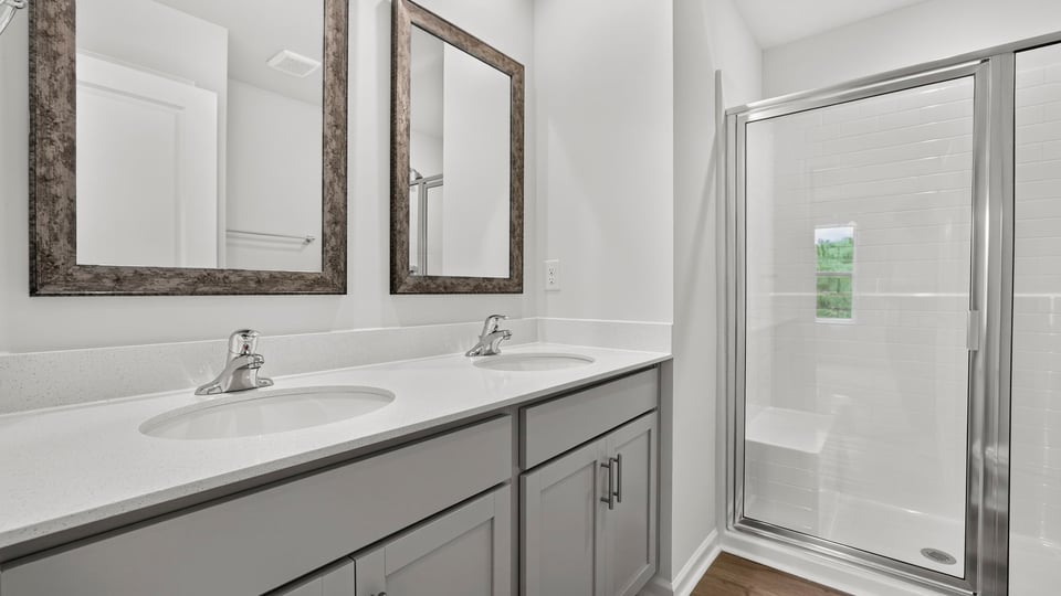 Bathroom with sink.