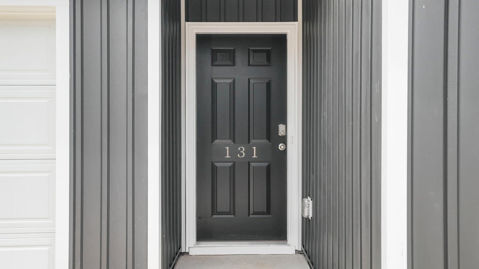 Front entrance of home.