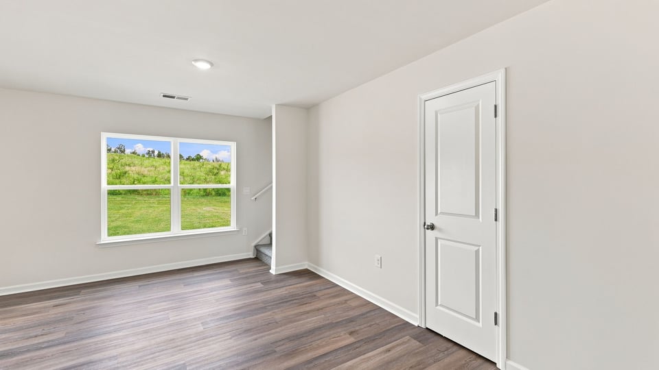 Living room with windows.