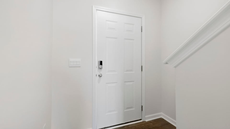 Hallway into home.